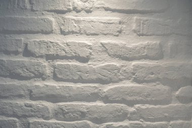 Arka plan, evin duvarı, taştan yapılmış tuğla. Arkaplan. Beyaz