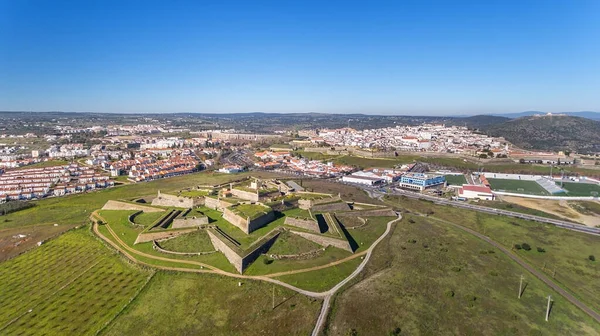 Powietrza Forte Santa Luzia Elvas Portugalia — Zdjęcie stockowe