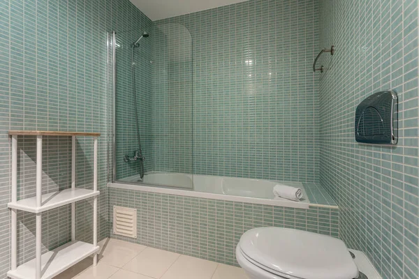 Salle Bain Moderne Design Hôtelier Européen — Photo