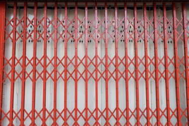 Klasik tarzı kırmızı çelik kapı