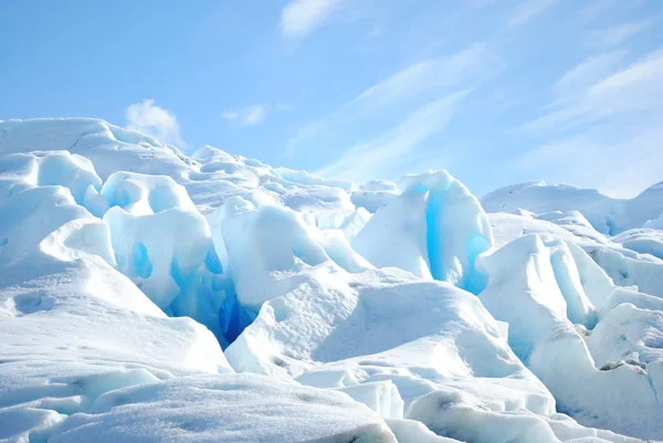 Närbild på glaciären. — Stockfoto