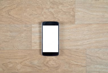 Boş ekran masaya mobil