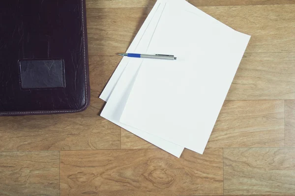 Office supplies on a table — Stock Photo, Image