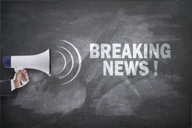 Tahtaya haber metin kırma ile megafon