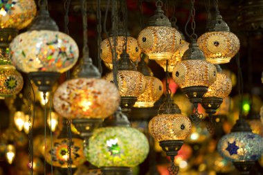 Hanging light decorations for sale at market