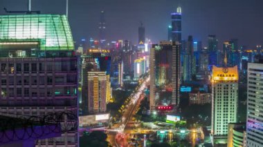 Shenzhen city, gece