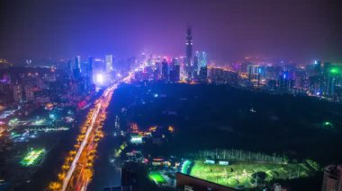 Shenzhen city, gece