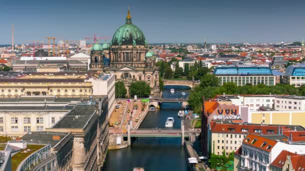 Berlin Deutschland Mai 2019 Zeitraffer Ansicht Des Historischen Gebäudes Berliner — Stockvideo