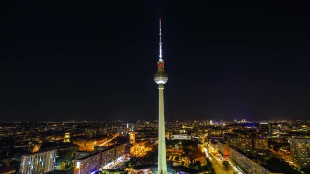 Berlín Alemania Mayo 2019 Vista Del Timelapse Del Centro Berlín — Vídeos de Stock