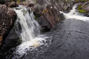 The power of waterfalls, autumn, hylstroemmen, sweden