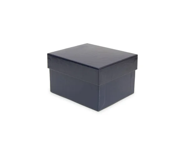 Black box isolated on the white background — Stock Photo, Image