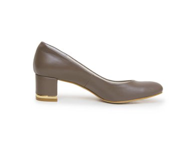 Beyaz arka plan üzerinde izole zarif kadın ayakkabı