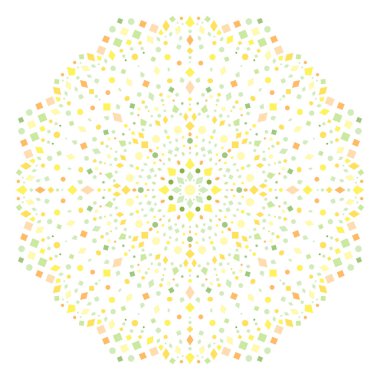 Oriental motif arabesque.