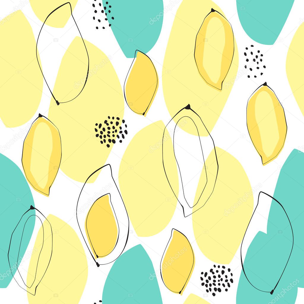 Abstract mango seamless background