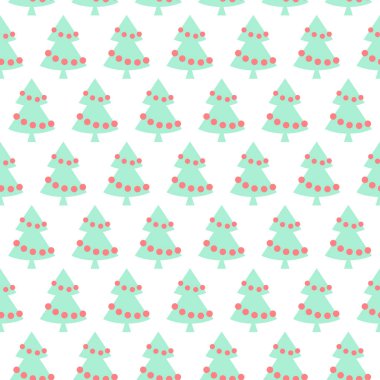 Basit minimalist Noel sorunsuz vektör desen.