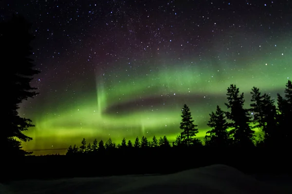 Northern Lights Lapónia — Fotografia de Stock