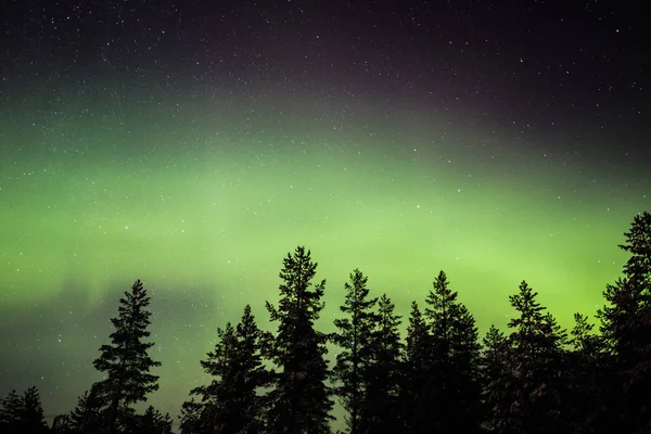 Északi fény Lappföld — Stock Fotó