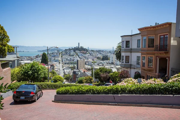 San-Francisco Lombard rua junho 2016 — Fotografia de Stock