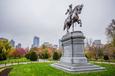 Boston şehir parkı geç Kasım 2015 yılında 