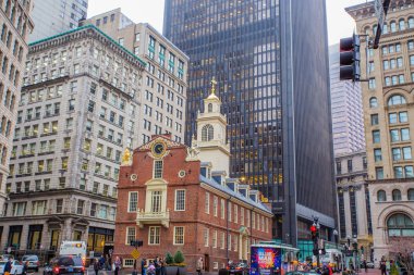 Boston eski Devlet House Kasım 2016 yılında