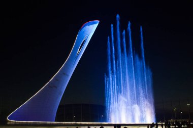 Sochi Olympic Park ışık gösterisi, yaz