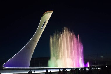 Sochi Olympic Park ışık gösterisi, yaz