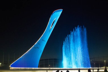 Sochi Olympic Park ışık gösterisi, yaz
