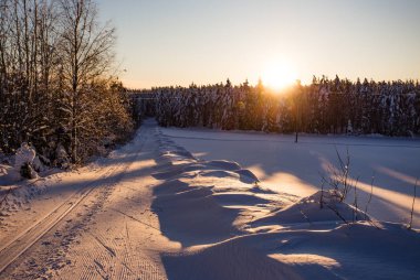 Lapland Ukkohalla kışın