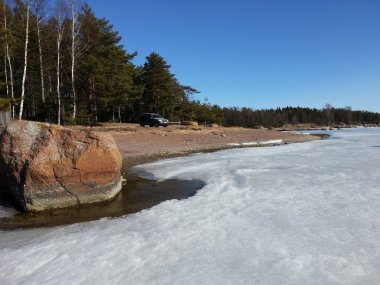 Virolahti 'de bahar Finlandiya Ravijoki' si