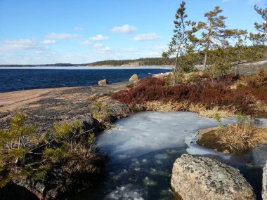 Virolahti 'de bahar Finlandiya Ravijoki' si