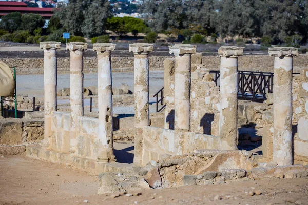Zypern Paphos Archäologische Stätte — Stockfoto
