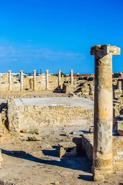 키프로스 Paphos 고고학 사이트 — 스톡 사진