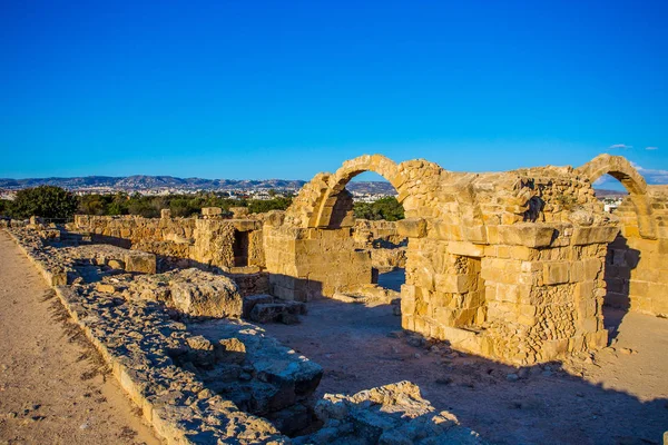 키프로스 Paphos 고고학 사이트 — 스톡 사진