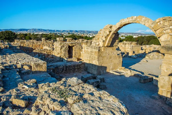 키프로스 Paphos 고고학 사이트 — 스톡 사진