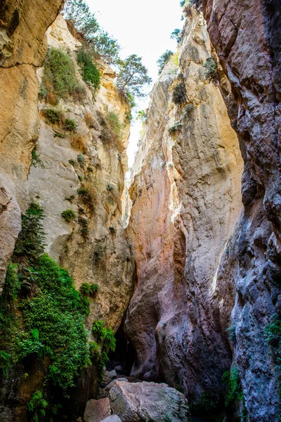 Awakas Schlucht Pfad Zypern — Stockfoto