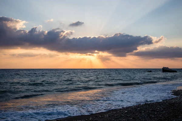 Kıbrıs Paphos yaz gün batımı