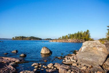 Ladoga Gölü Karelya yaz