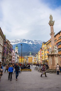 Innsbruck şehir Avusturya bahar 2017 Mayıs Nisan