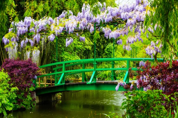 Giverny Claude Monet Trädgård — Stockfoto