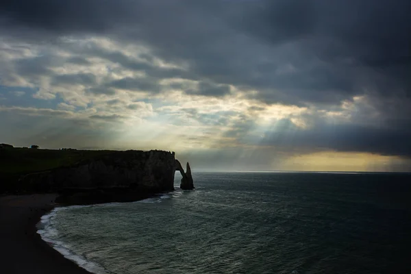 Village Etretat Côte Albâtre — Photo