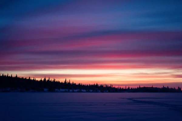 Lapland Sweden Ice Fishing Lake