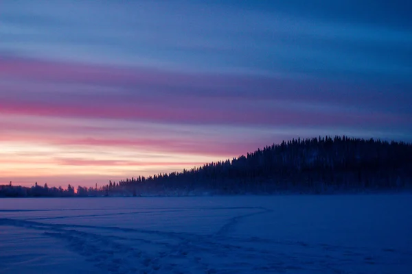 Lapland Sweden Ice Fishing Lake