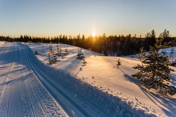 Nordic ski Lapland Finland Paljakka Puolanka