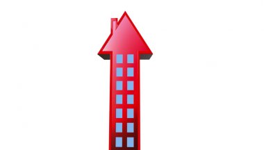 House 3d çizim yükselen piyasa