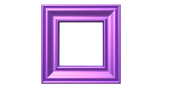 3d renderização de isolado moderno pendurado brilhante cor roxa phot — Fotografia de Stock