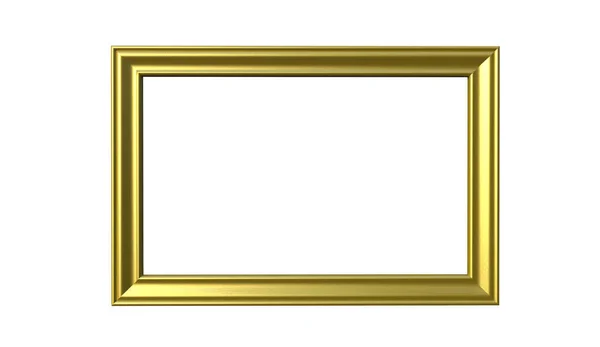 3d renderização de moderno isolado pendurado amarelo dourado cor phot — Fotografia de Stock