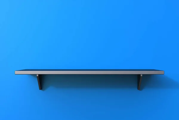 3D-rendering van koele moderne hanger zwarte kleur plat op een blauw — Stockfoto