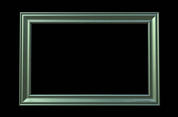 メタリック グリーン カラーの p をぶら下げ分離の現代の 3 d レンダリング — ストック写真