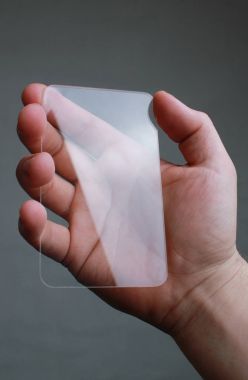 Şeffaf telefon boş yer