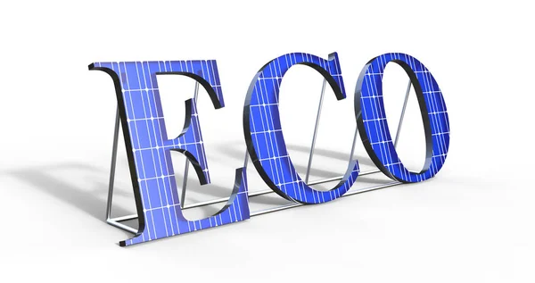 Solární energie Eco — Stock fotografie